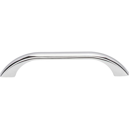 Jeffrey Alexander 128 mm Center-to-Center Polished Chrome Square Sonoma Cabinet Pull 4128PC
